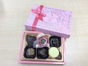 美味しそうなチョコレート♡ お心遣いありがとうございます(*^^*)